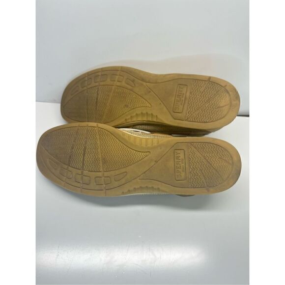 Sperry Top Sider Boat Shoe Women’s Size 9 US / 40EU Rosefish Linen/Oat STS97405 - Picture 5 of 11